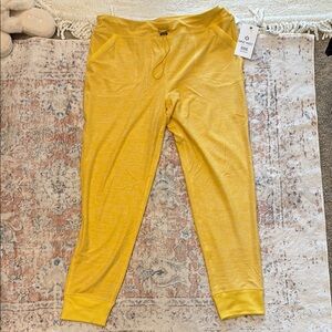 Nine West Yellow Track Pants